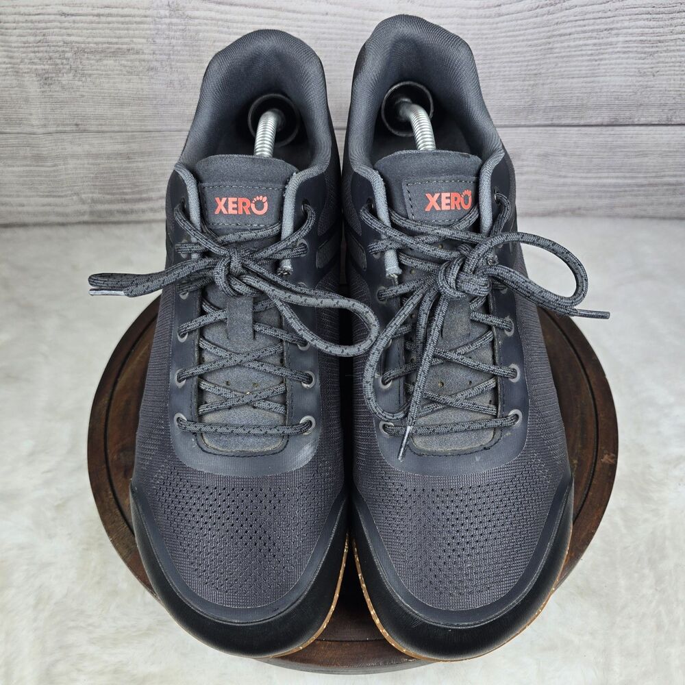 Xero Shoes Ridgeway Mesh Low Gray Black Trail Hiking Barefoot Sneaker Men Sz 12 - Picture 7 of 11